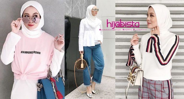 Ikon FESYEN Vivy Yusof Kongsi Tip Mudah Nak Pakai Tudung PUTIH Supaya Nampak STAILO & Tak Comot