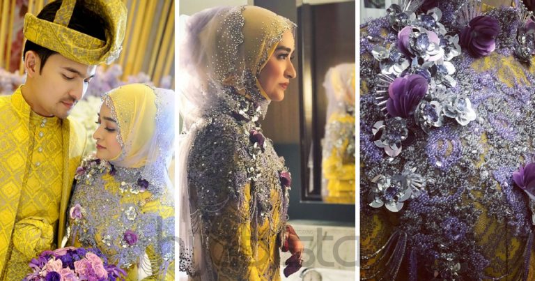Anak Ziela Jalil Pilih Busana Songket Di Majlis Resepsi & Jadikannya Pengantin Paling Cantik Tahun Ini