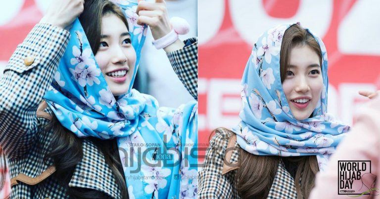 “She So Beautiful…Macam Bidadari SYURGA” – Pujian Melambung Pada SUZY BAE Yang Disarung Hijab Oleh Peminatnya. WOW!