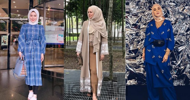10 Idea Fesyen Berlapis Yang Buat Penampilan Hijabi Setanding Selebriti Popular. No 5 Paling Unik!