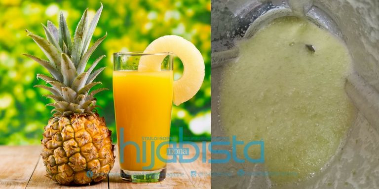 AMAL Minum Air CAMPURAN Nenas & Lemon Untuk Kekal Awet MUDA & Elak Kulit KUSAM