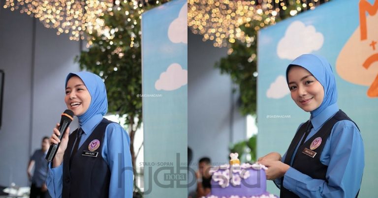 Cantiknya Mira Filzah Jadi PENGAWAS Dengan HIJAB Segera & Mekap POLOS Sempena Sambutan HARI JADI