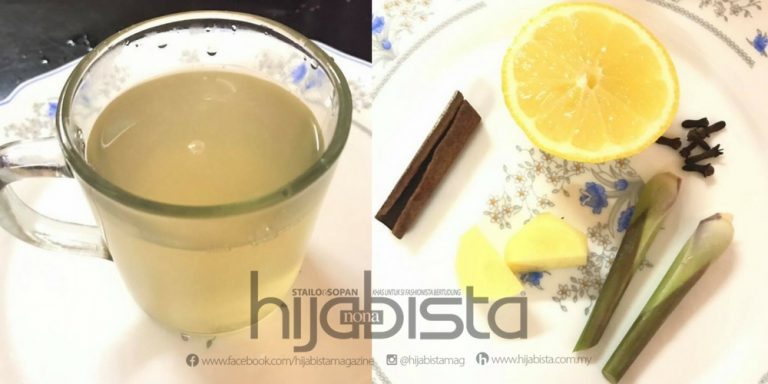 Nak Maintain KURUS, Boleh AMALKAN Air Rebusan LEMON, Serai & Halia. Perut Pun Boleh KEMPIS!