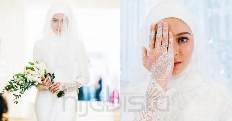 “Truly Love Your Weddingdress” – Netizen Puji #OOTD Syida Melvin Sangat Cantik Di Majlis Kahwinnnya
