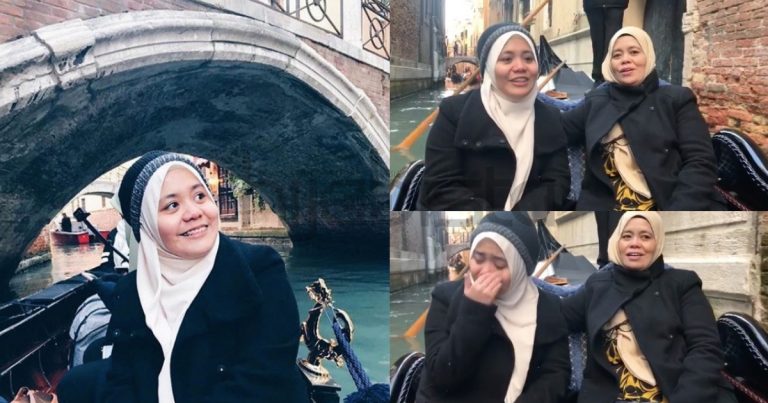 Penuhi Impian Ibu Bercuti Di Venice, Tapi Najwa Latif Sebak Dengar Nyanyian Insan Tersayang Atas Gondola