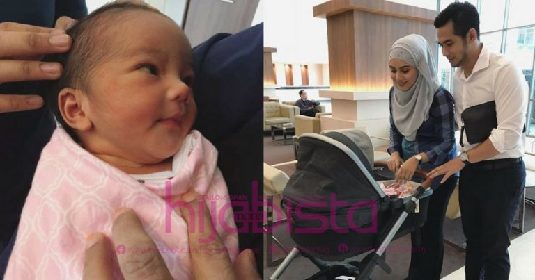 Giliran Mawar Karim & Fizo Omar Pula Dedahkan Wajah Anaknya. Subhanallah, Comelnya Wan Maryam!