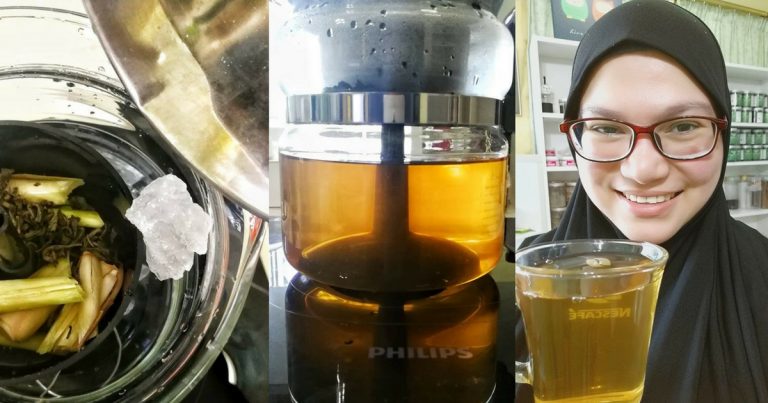 Amal Minum Rebusan Serai, Teh Hijau & Gula Batu Untuk Wajah Kekal Awet Muda & Halus Macam ‘Baby’