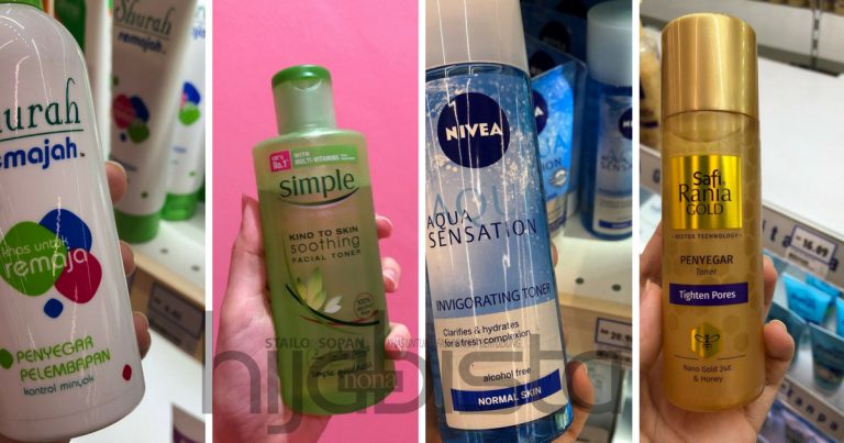 10  Produk ‘Toner’ Bebas Alkohol Pilihan Dari ‘Drugstore’. Confirm Selamat Untuk Semua Jenis Kulit Wajah!
