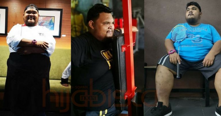 Kisah Abam Bocey Hilang 15 KG Dalam Masa 3 Minggu, Beri Inspirasi Buat Hijabi Yang Mahu Turunkan Berat Badan