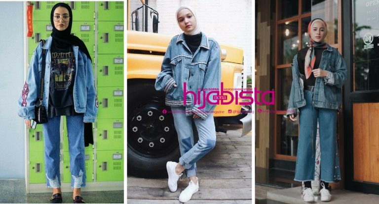 Tiru 30 Cara Ini Untuk Gayakan Seluar DENIM Bersama GAYA HIJAB Yang Sesuai