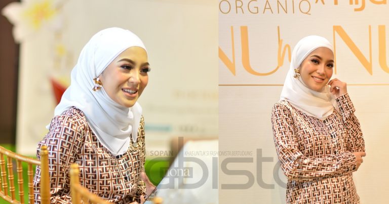 Pilih Nurish Organiq 24K Gold Krim Sebagai Solekan On-The-Go Rahsia Seri Bakal Ibu Mawar Rashid Terserlah