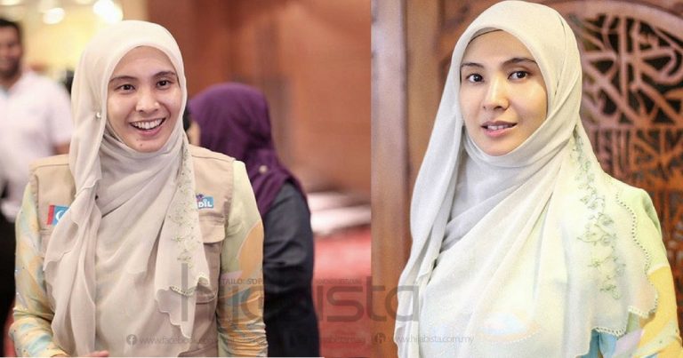 20 Tahun Setia Bertudung Bawal, Nurul Izzah Tak Pandang Selendang Lain. Tetap ‘Maintain’ Cantik!
