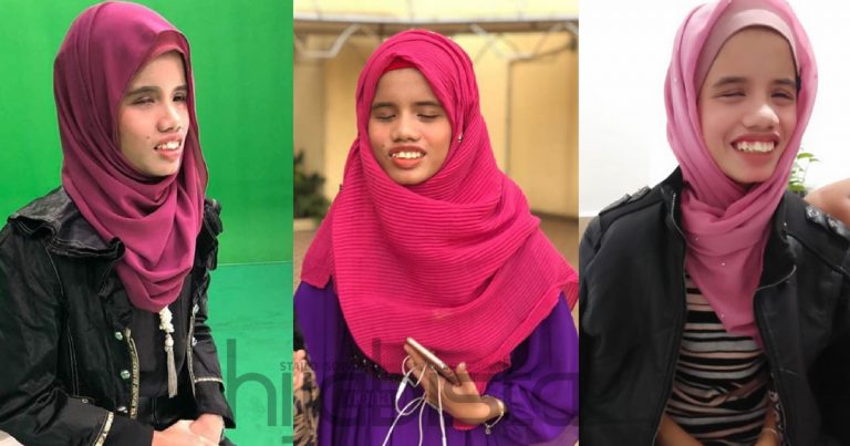‘Kau Dah La Buta, Buta Buat Cara Butalah” – Hijabi OKU Viral Ini Pernah Dicaci Gara-Gara Minta Air Tengah Sakit