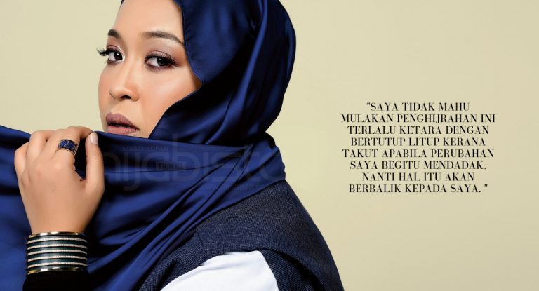 “Saya Tetap Ada Perasaan Takut Dan Berdebar Kerana Banyak Kisah Selebriti Yang Membuka Tudung Tetapi Saya Belasah Sahaja”. Sarancak