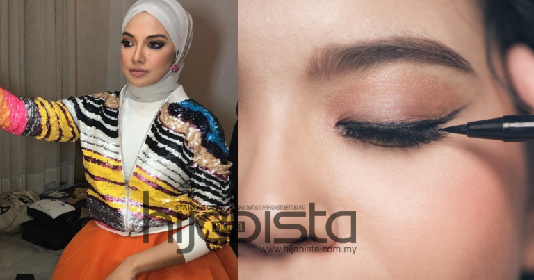 Rahsia Teknik Pemakaian Garis Eyeliner ON-FLEEK, Macam Neelofa. Ini Caranya!