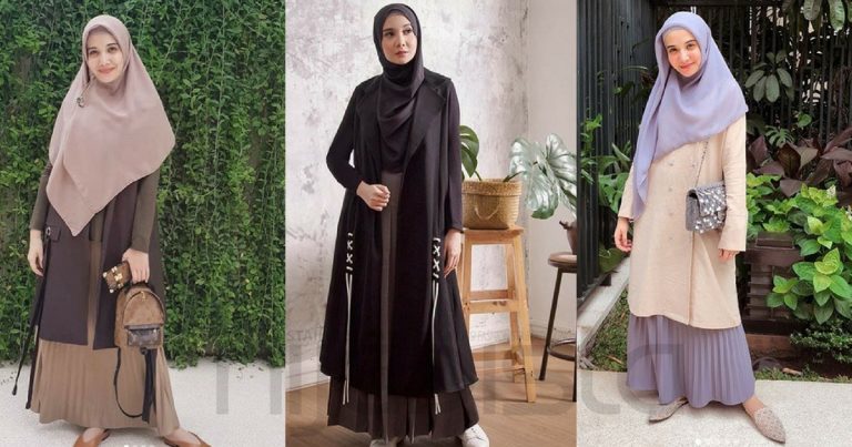 15 #OOTD Pelakon Popular Indonesia Zaskia Sungkar Yang Stailo & Jadi Inspirasi Buat Hijabi Mudah Solat