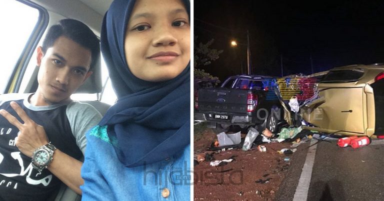 Janji Menjadi Insan Terakhir Yang Dicintai Tertunai Sebelum Kekasih Maut Dalam Kemalangan