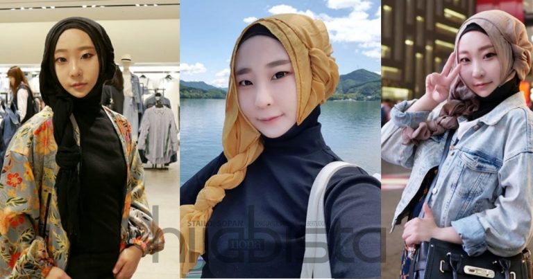 11 Tahun Masuk Islam, #OOTD Mualaf Korea Ini Tarik Perhatian Netizen Sebab Stail Hijab Pelik Tapi Cantik
