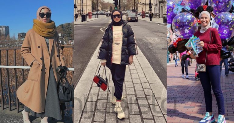 Stail: 12 #OOTD Selebriti Boleh Jadi Rujukan Buat Hijabi Yang Mood Travel Onzz. Paling Love Gaya Sis Lofa!