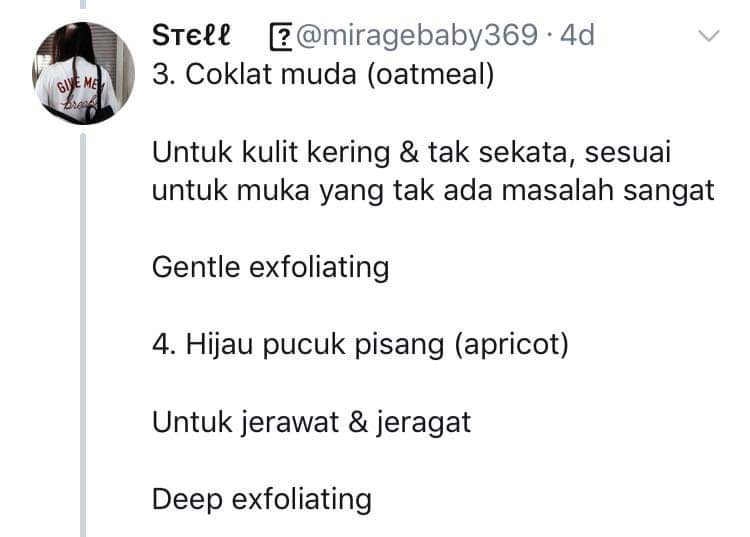 Gadis Kongsi Cara Pilih Skrub Muka Yang Betul-Betul Kena Dengan Kulit Wajah