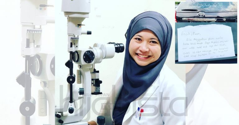 Mulianya Hati Doktor Muda Ini Yang Tak ‘Naik Angin’ Bila Kereta Kena Double Park. Siap Tinggal ‘Nota Cinta’!