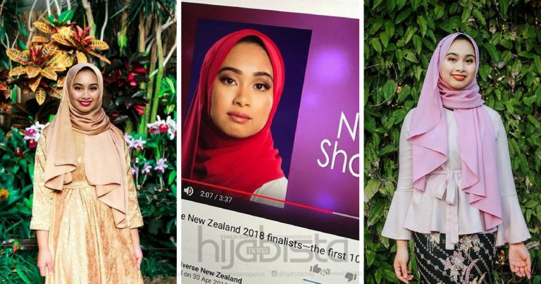 Pelajar Melayu Berhijab Pertama Dalam Jurusan Psikologi, Jadi Calon Akhir Miss Universe New Zealand