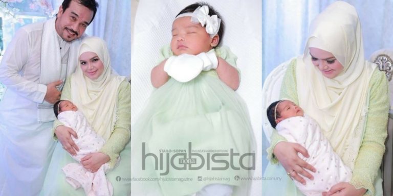 Walaupun BERPANTANG, Siti Nurhaliza Tetap MANIS Menyarung Busana Rona HIJAU Lembut Di Majlis AQIQAH & TAHNIK #BabyCTDK