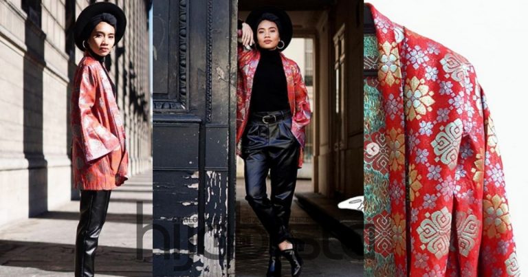 Netizen Puji #OOTD Yuna Yang Cantik Gayakan Kimono Songket Rekaaan Ibunya Di Kota Paris. So Stunning!