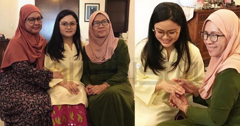 Tiada ‘Dress Bling-Bling’, Adik Sharifah Amani Pilih Baju Kurung Di Majlis Pertunangan. Sempoi Tapi Cantik!