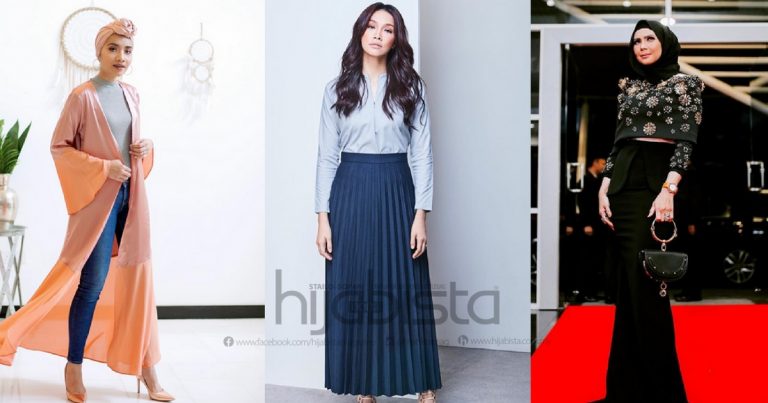 #OOTD  15 Selebriti TINGGI LAMPAI & Bertubuh Langsing Yang Memang AWESOME Pilihan HIJABISTA