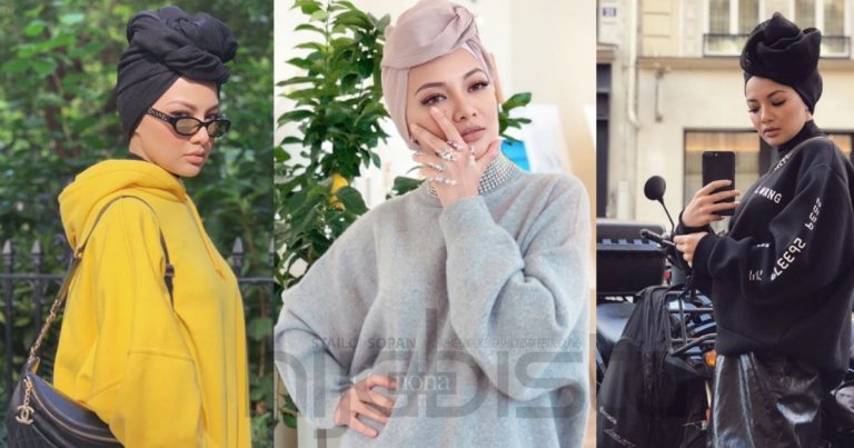 “Fashion Icon & Extremely Gorgeous”- Netizen Puji #OOTD Lofa Turban Sepanjang Bergaya Di Luar Negara