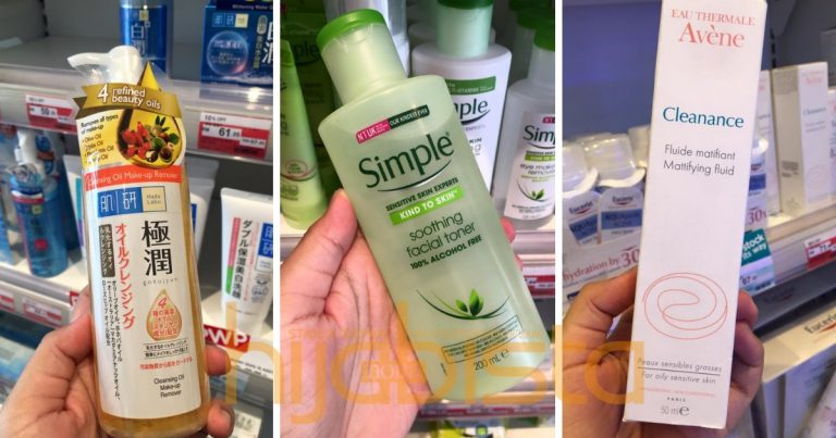 Wanita Ini Kongsi Produk Sesuai Dari Drugstore Untuk Hijabi Kulit Berminyak. Mekap Pun Jadi Tahan Lama!