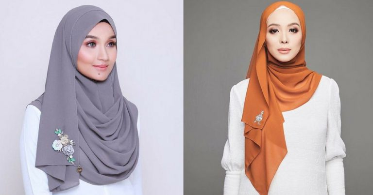 Idea #10 Tutorial Hijab Paling Popular Tak Sampai 1 Minit Untuk Digayakan  Syawal Nanti. No 1 Paling Unik!