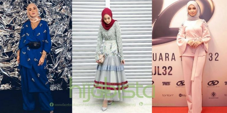 10 #OOTD Selebriti Berhijab Di Anugerah Juara Lagu Semalam. Memang Cantik & Stailo Masing-Masing!