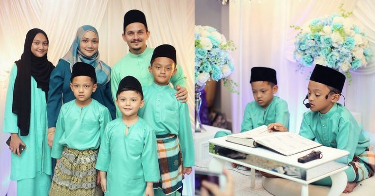 Pengacara Popular Aidid Marcello Dipuji Netizen Ajar Anak-Anak Cintai Quran Sampai Bila-Bila. Alhamdulillah!
