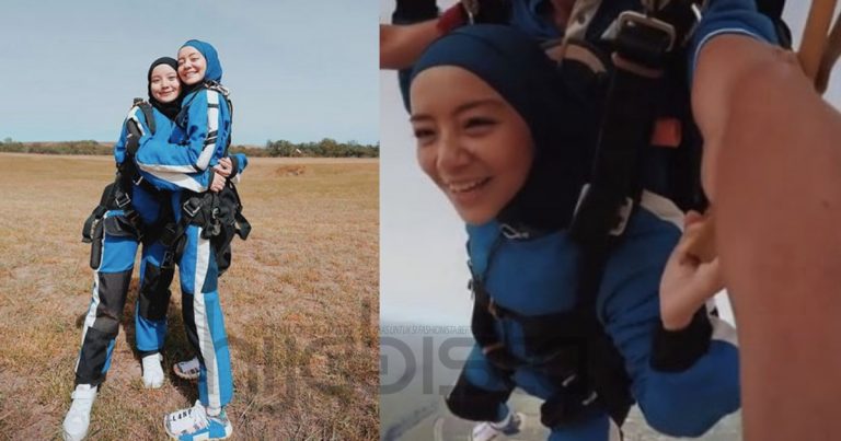 Tetap Jaga Batas Pergaulan Mira Filzah & Adiknya Pilih Jurulatih Wanita Kemudi Terjunan Udara Yang Dibuat