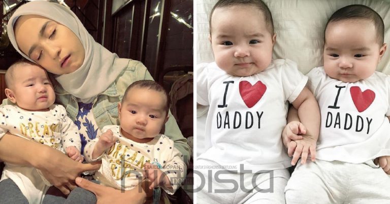 Comelnya Anak Kembar Farahanim Razak, Sama Cantik Macam Mommy Mereka!