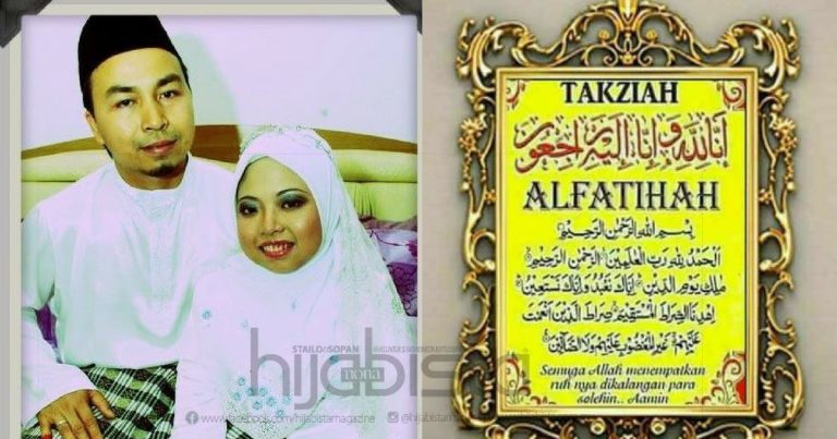 ‘Di Syurga Kita Kan Bertemu Kembali…Doa Suami Mualaf Pada Isterinya Pesakit Tiroid Yang Meninggal Malam Tadi