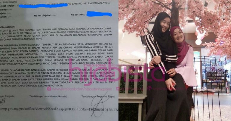 Hilang Duit & Barangan Kemas Akibat Dipukau 4 Individu, Gadis Ini Pesan Agar Semua Berhati-Hati