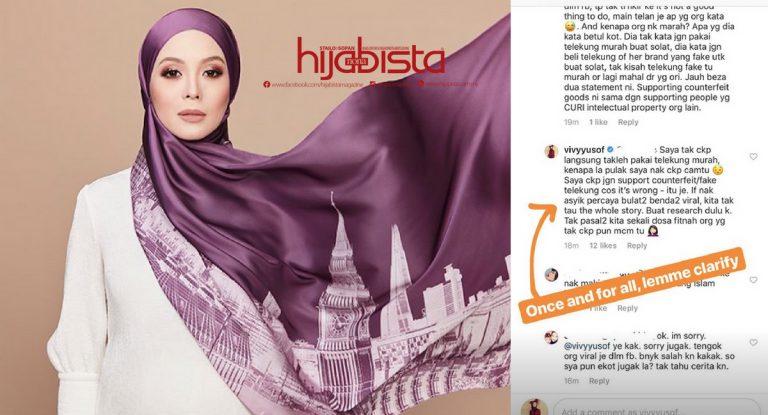 Palsu VS Original: Vivy Yusof Pertahan Eksklusiviti DuckScarves & Lancar Koleksi Baru Walau Dikecam Mahal