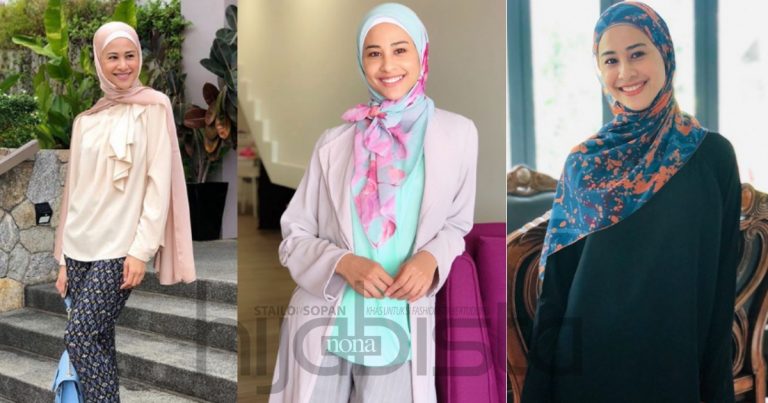 “Cantiknya Sis. Sopan & Manis” – Netizen Puji Hajah Fouziah Gous Santun Berhijab & Doakan Kekal Istiqomah