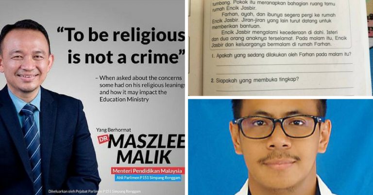 Surat Cinta Untuk Menteri Pendidikan Dr Maszlee Malik Minta Ubah Silibus, ‘Stress’ Lihat Darjah 1 Jawab Exam