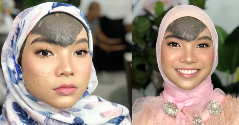 Jurusolek ini Ambil Masa 1 Jam 15 Minit Solekkan Gadis Unik Ini Tanpa Sentuh Tanda Lahir. Hasilnya WOW!